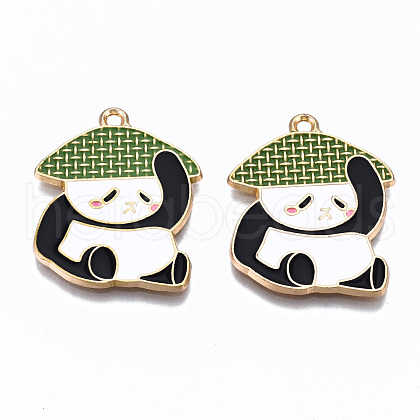 Alloy Enamel Pendants X1-ENAM-S127-020-RS-1