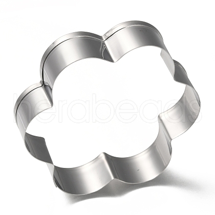 Tarnish Resistant 304 Stainless Steel Cookie Cutters DIY-E012-55-1
