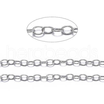 Brass Cable Chains CHC024Y-NFK-1