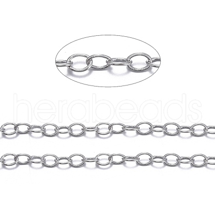 Brass Cable Chains CHC024Y-NFK-1