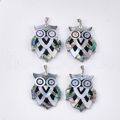 Mixed Shell Big Pendants SHEL-S275-16-1