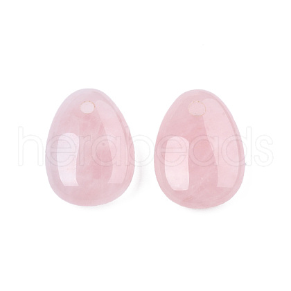 Natural Rose Quartz Pendants G-N0325-15D-1