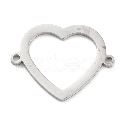 Non-Tarnish 304 Stainless Steel Hollow Connector Charms STAS-P332-07P-1