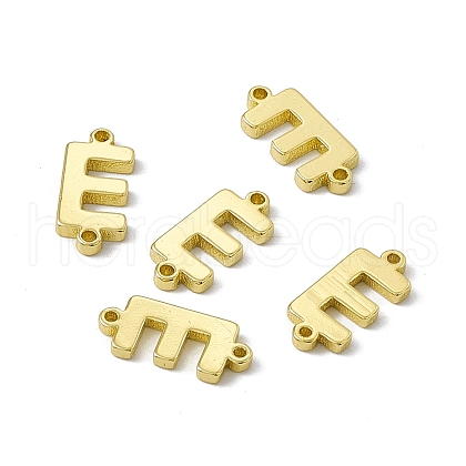 Rack Plating Brass Connector Charms KK-C007-38G-E-1