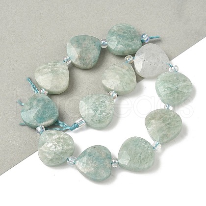 Natural Amazonite Beads Strands G-D316-A01-01-1