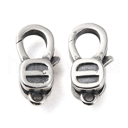 925 Thailand Sterling Silver Lobster Claw Clasps STER-D003-10AS-1
