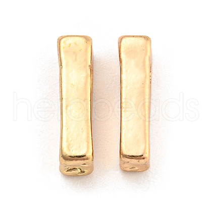 Golden Plated Alloy Beads PALLOY-CJC0001-64KCG-I-1