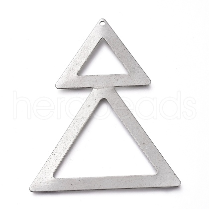 Tarnish Resistant 304 Stainless Steel Big Pendants STAS-Z014-01P-1