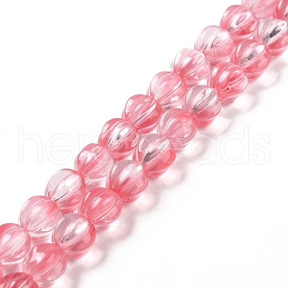 Transparent Glass Beads Strands GLAA-F114-02B-09-1