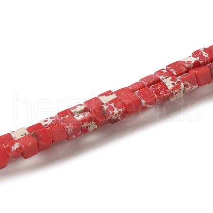 Synthesis Imperial Jasper Beads Strands G-B064-A42-1