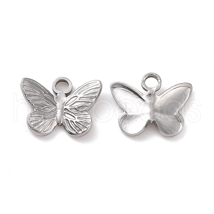 Non-Tarnish 304 Stainless Steel Charms X-STAS-C059-04P-1