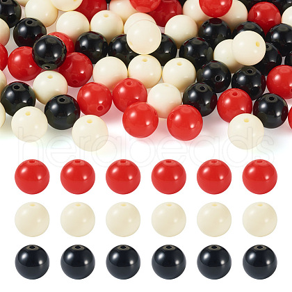 Opaque Acrylic Beads OACR-TAC0014-06H-1