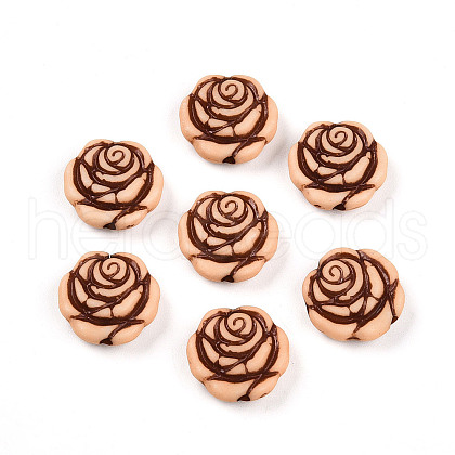 Opaque Acrylic Beads SACR-T017-28-1