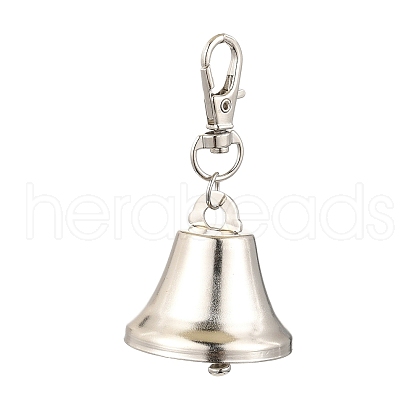 Iron Bell Pendant Decoration HJEW-JM02458-1