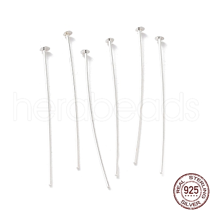 925 Sterling Silver Flat Head Pins STER-M117-03D-S-1