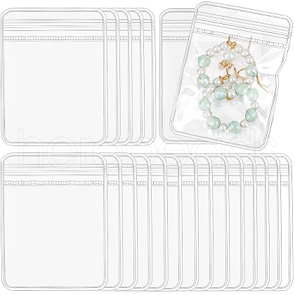 SOFPLATE 100Pcs PVC Anti Oxidation Zip Lock Bags AJEW-SP0001-09A-1