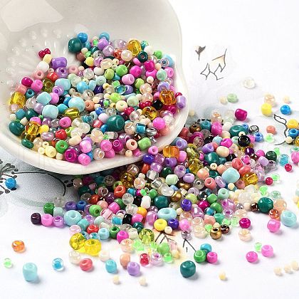 Glass Seed Beads SEED-XCP0001-21-1