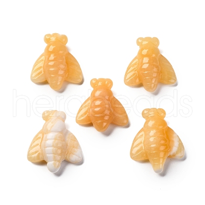 Natural Yellow Jade Display Decorations DJEW-P019-B03-1