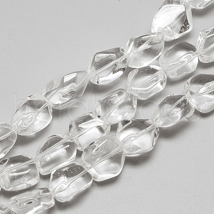 Natural Quartz Crystal Beads Strands G-R439-17C-1