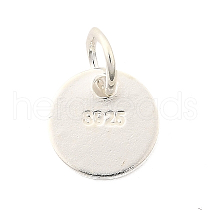 S925 Sterling Silver Blank Charms STER-Q006-06B-S-1