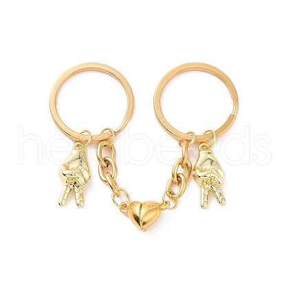Alloy Yeah Gesture Pendant Keychains KEYC-JKC00425-02-1