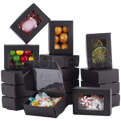 BENECREAT 100Pcs Craft Paper Boxes CON-BC0007-23-1