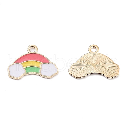 Alloy Enamel Pendants PALLOY-K007-02KCG-1