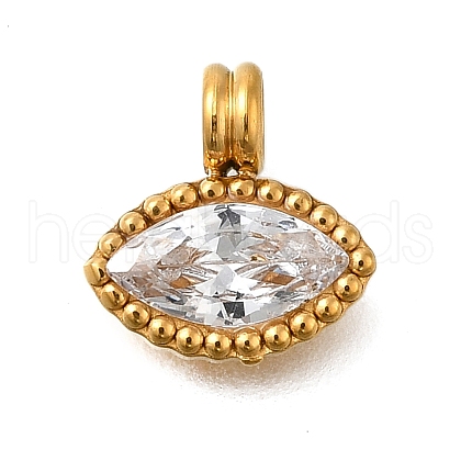 304 Stainless Steel Pendants STAS-R159-07G-1