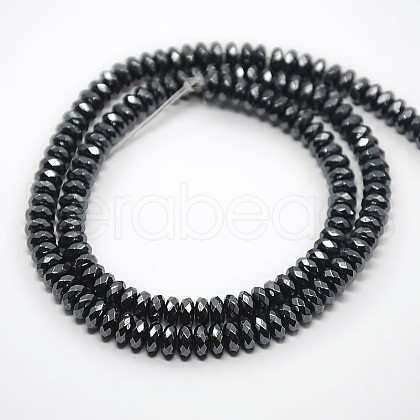 Non-magnetic Synthetic Hematite Beads Strands G-O004C-03A-1