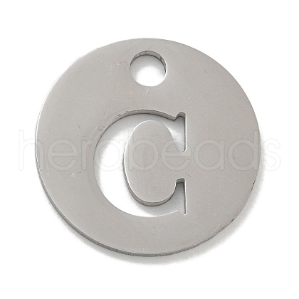 Non-Tarnish 304 Stainless Steel Pendants STAS-F233-M-P01-A-C-1