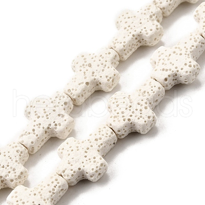 Natural Lava Rock Beads Strands G-L498-E01-01C-1