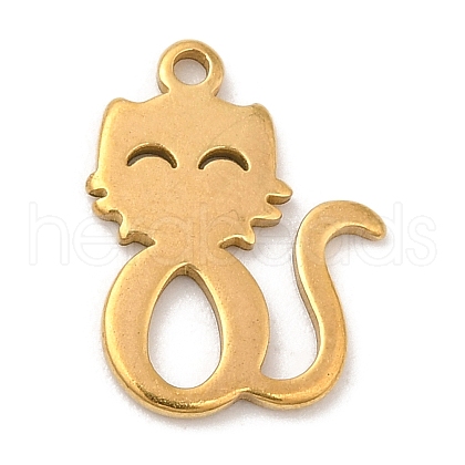 304 Stainless Steel Charms STAS-H134-01G-1