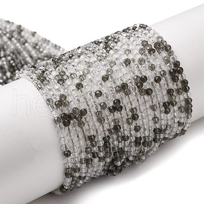Transparent Glass Beads Strands GLAA-H027-01F-1