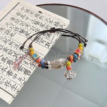 Ceramic Beads Charm Bracelets FS-WGF5CE7-10-1