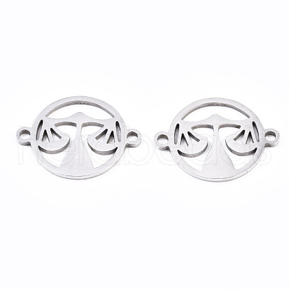 Non-Tarnish 201 Stainless Steel Link Connectors STAS-S110-114P-1