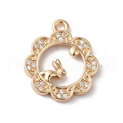 Brass Pendants KK-C062-106G-1