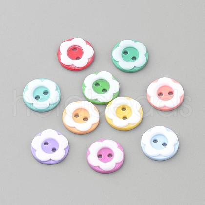 2-Hole Acrylic Buttons BUTT-S020-34-1