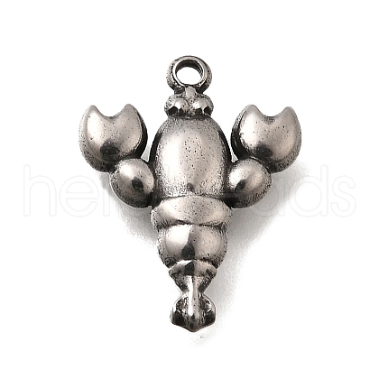 304 Stainless Steel Pendants STAS-H477-02E-P-1