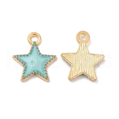 Alloy Enamel Charms ENAM-S121-024F-1