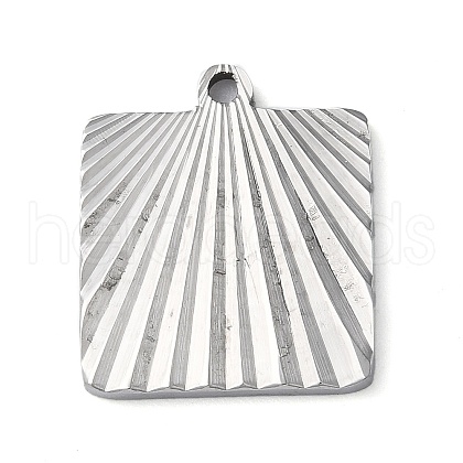 304 Stainless Steel Pendants STAS-D025-03P-01-1