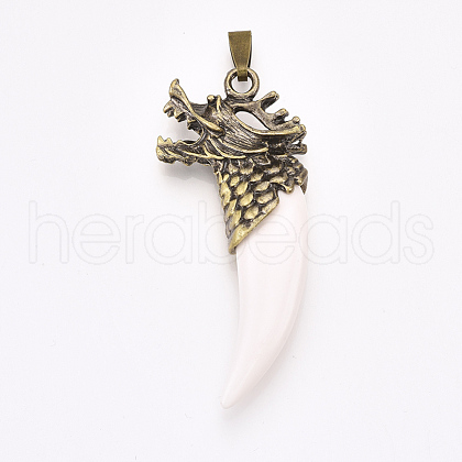 Resin Big Pendants PALLOY-T069-51AB-1
