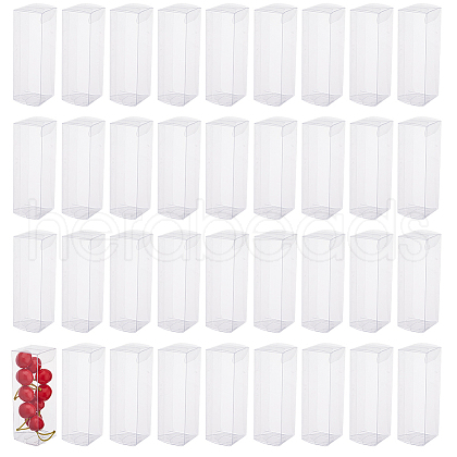 DICOSMETIC Rectangle Transparent Plastic PVC Box Gift Packaging CON-DC0001-12D-1