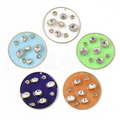 Epoxy Resin Pendants RESI-S380-08-1