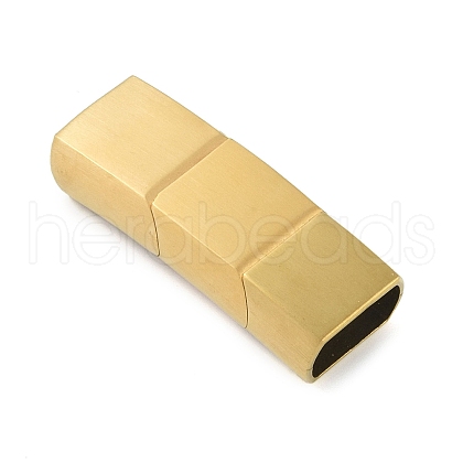 Ion Plating(IP) 316 Surgical Stainless Steel Magnetic Clasps with Glue-in Ends STAS-F269-03MG-01-1