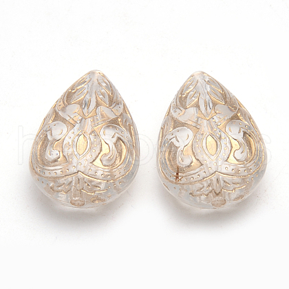 Plating Acrylic Beads PACR-S219-11-1