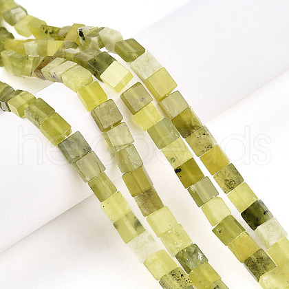 Natural Xiuyan Jade Beads Strands G-N346-05A-08-1
