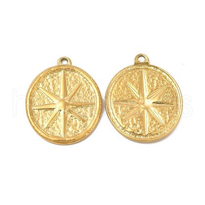 Ion Plating(IP) 304 Stainless Steel Pendants STAS-E182-17G-1