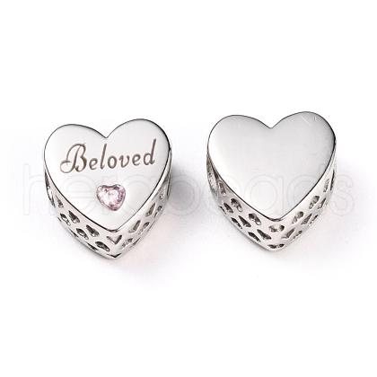 304 Stainless Steel European Beads STAS-O097-29AS-1