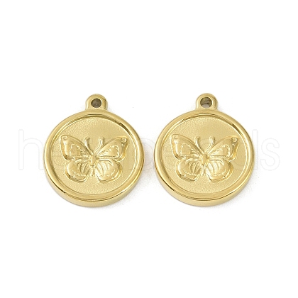Ion Plating(IP) 304 Stainless Steel Pendants STAS-R233-14G-1