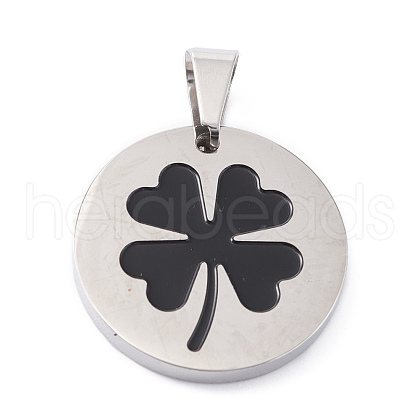 304 Stainless Steel Pendants STAS-Z027-04A-P-1